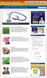 Ovarian Cysts Niche Blog Personal Use Template With Video